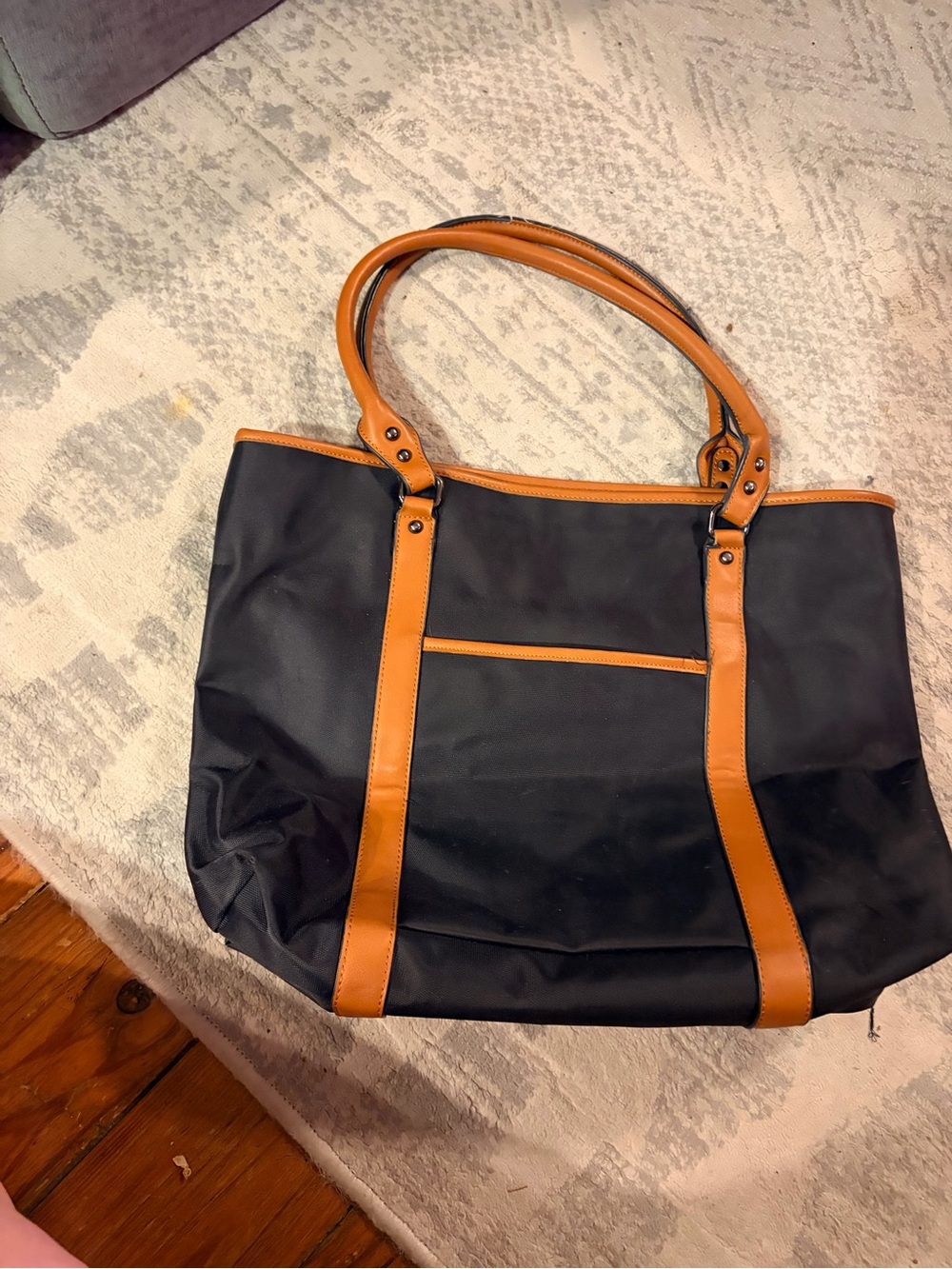 Black laptop tote Bag - Classic Everyday Carry